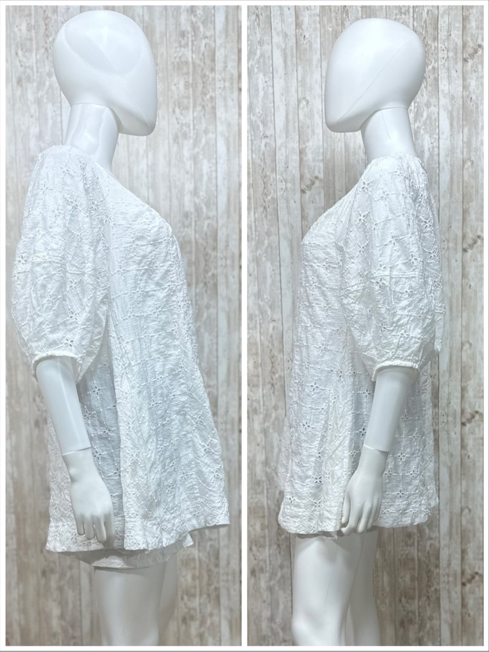 Free People Bop Around White Eyelet Romper NWT ~ Size XS ~ Item #6064 - Picture 6 of 11